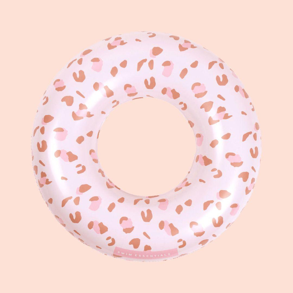 Swim Essentials Inflatable 'Pink Leopard' Small Swimming Ring - ScandiBugs