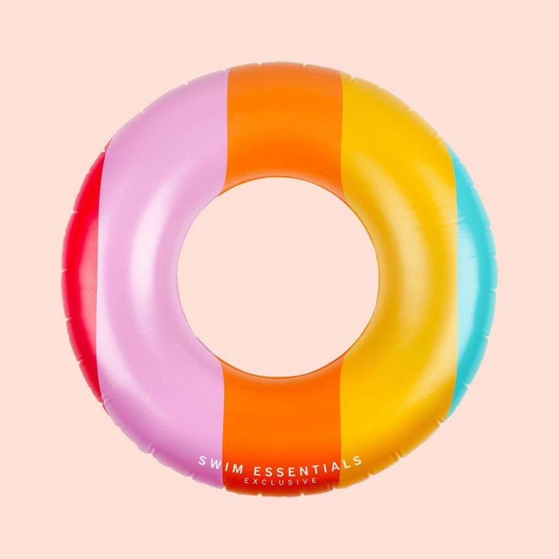 Swim Essentials Inflatable Rainbow Swimming Ring - ScandiBugs