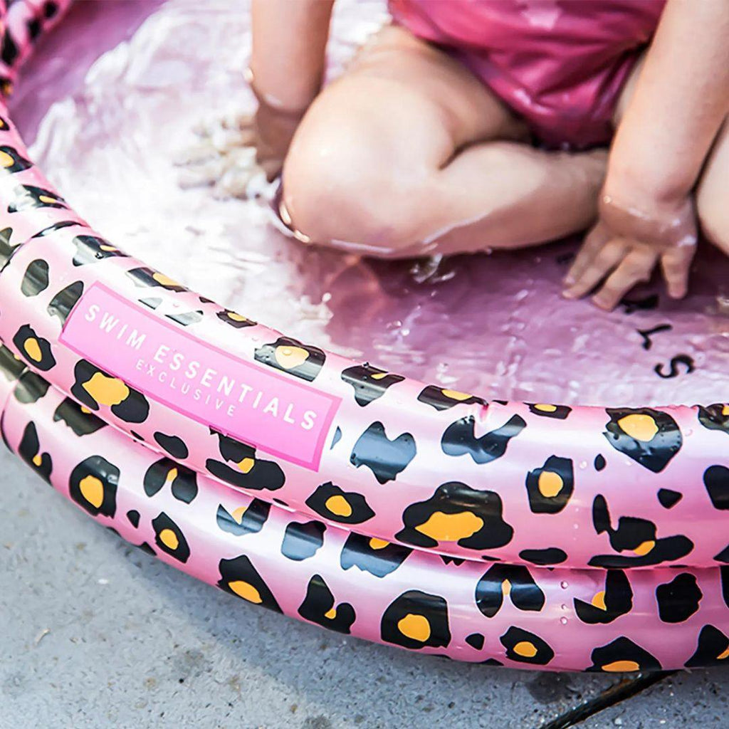 Swim Essentials Inflatable Rose Gold Leopard Baby Pool - 60cm - ScandiBugs