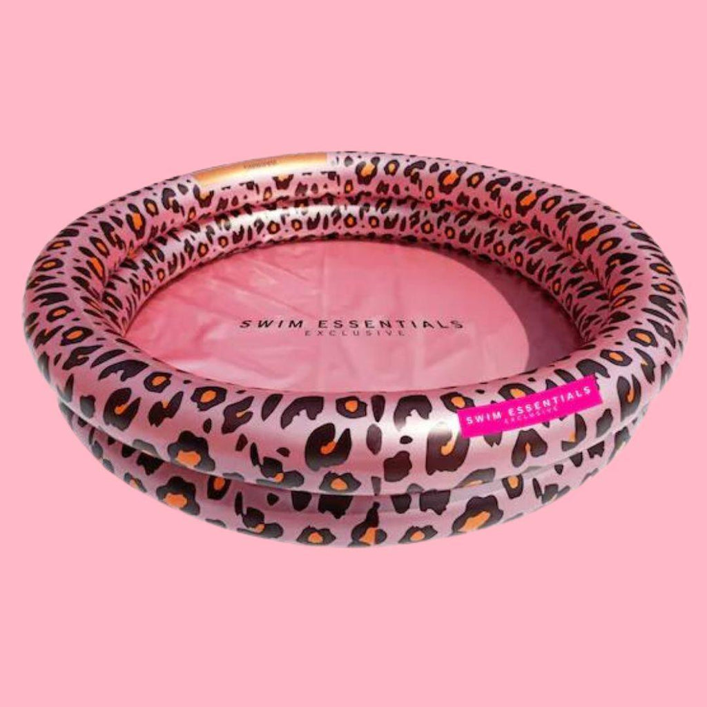 Swim Essentials Inflatable Rose Gold Leopard Baby Pool - 60cm - ScandiBugs