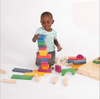 TickiT Rainbow Wooden Jumbo Block Set - ScandiBugs