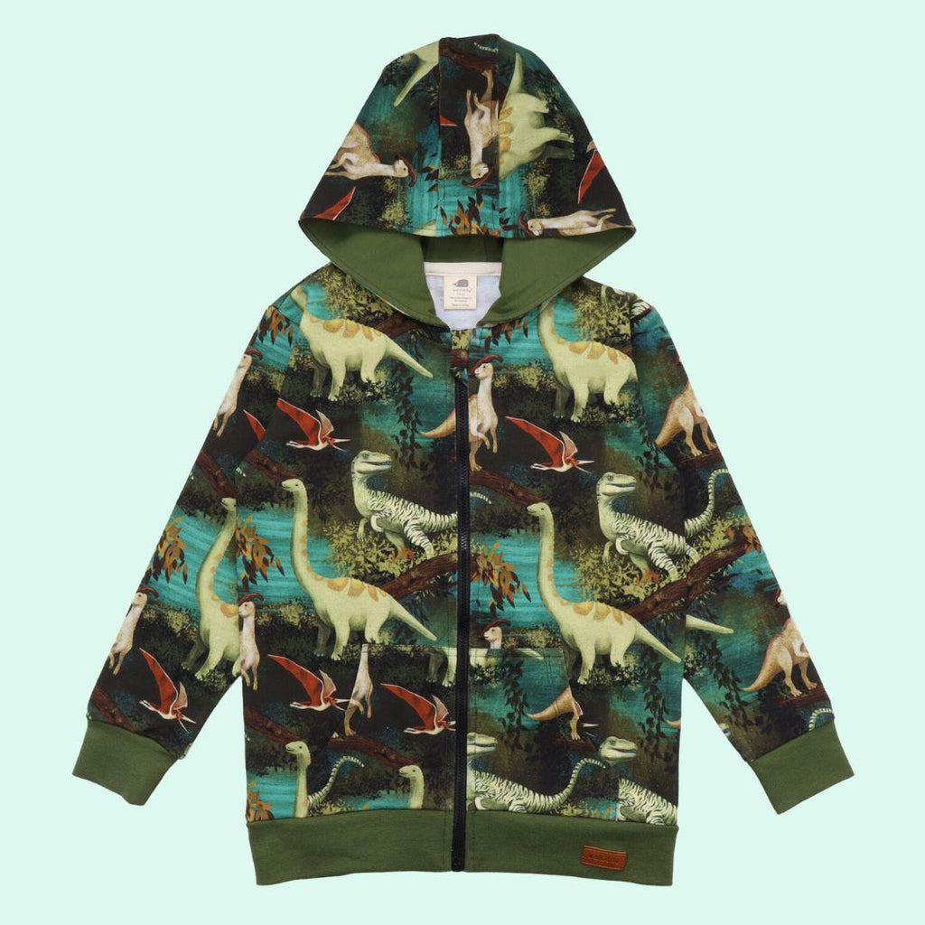 Walkiddy Dinosaur Jungle Hooded Jacket - ScandiBugs