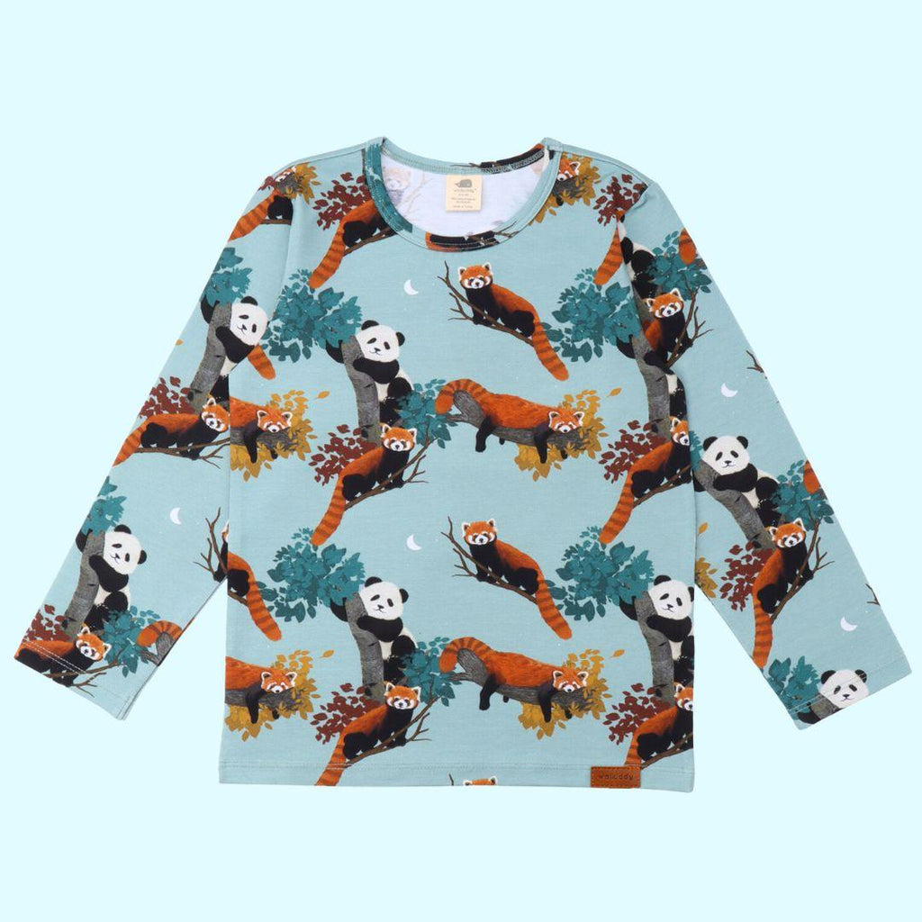 Walkiddy Panda Friends Long Sleeve Shirt - ScandiBugs
