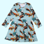 Walkiddy Panda Friends Long Sleeve Spin Dress - ScandiBugs