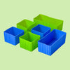 Yumbox Mini Silicone Bento Cups - Set of 6 - Green Blue - ScandiBugs