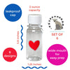 Yumbox Mini Wellness 60ml Juice Bottles - Set of 6 - ScandiBugs