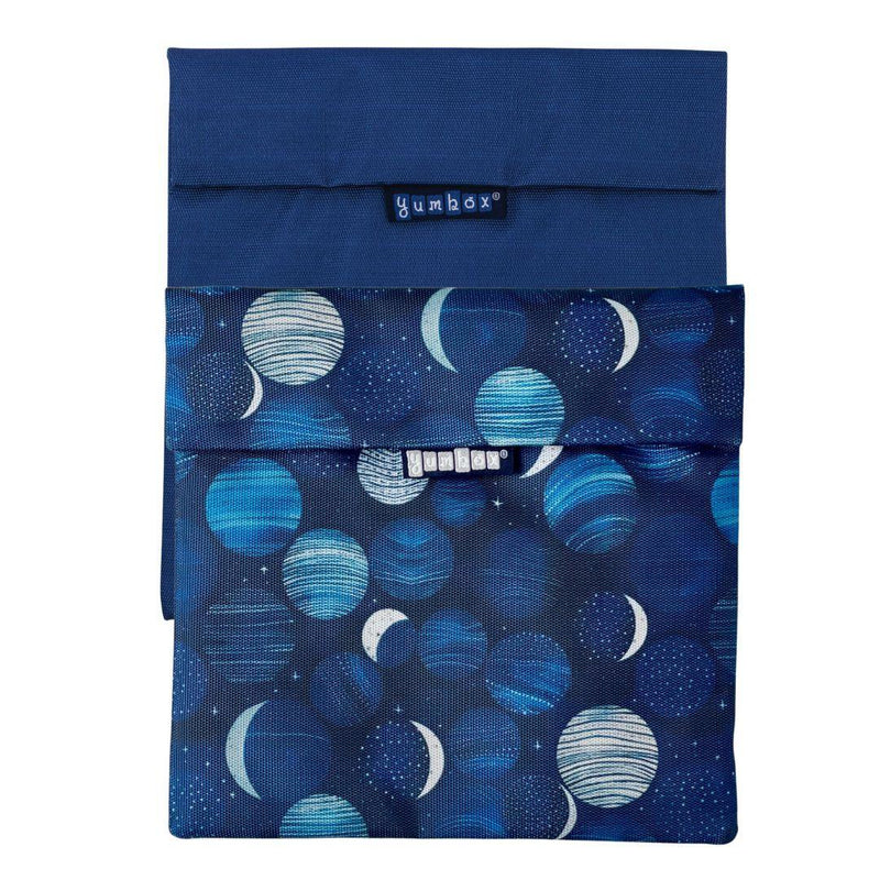 Yumbox Reusable Sandwich Bag - Set of 2 - Navy & Lunar Phases - ScandiBugs