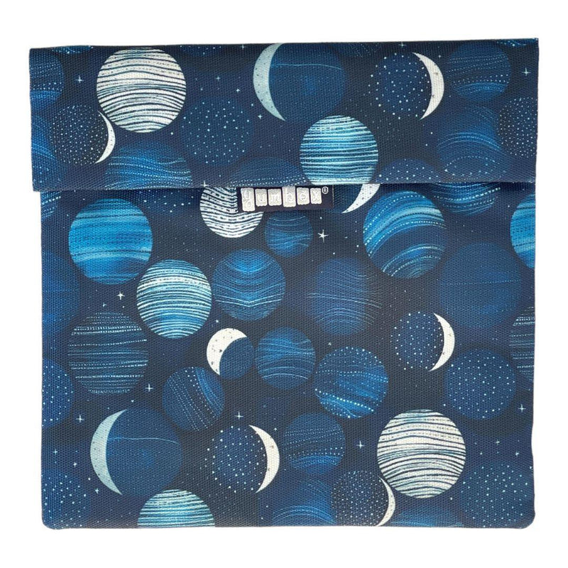Yumbox Reusable Sandwich Bag - Set of 2 - Navy & Lunar Phases - ScandiBugs