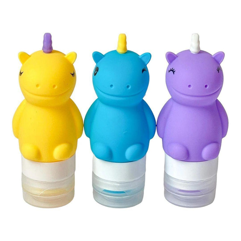 Yumbox Unicorn - Silicone Condiment Squeeze Bottles - Set of 3 - ScandiBugs