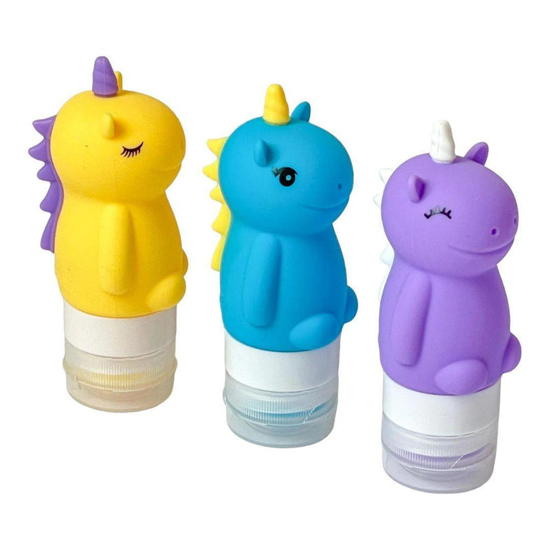 Yumbox Unicorn - Silicone Condiment Squeeze Bottles - Set of 3 - ScandiBugs