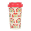 Bamboo Eco Travel Mug - Rainbow Print : ScandiBugs