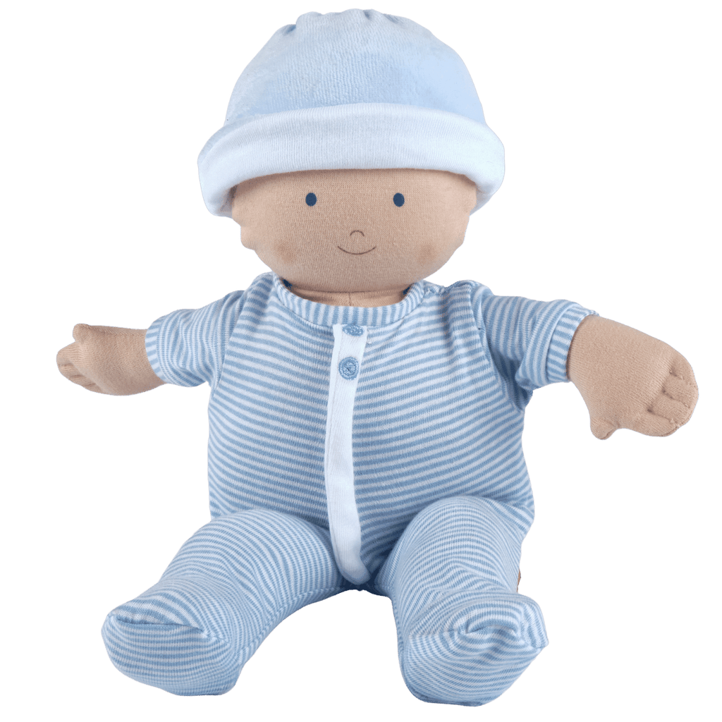 Bonikka Blue Baby Boy Soft Doll : ScandiBugs