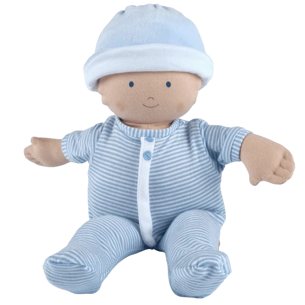 Bonikka Blue Baby Boy Soft Doll : ScandiBugs
