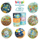 Boppi 150 Piece Round Jigsaw Puzzle - City Life - ScandiBugs