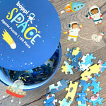 Boppi 150 Piece Round Jigsaw Puzzle - Space - ScandiBugs