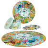 Boppi 150 Piece Round Jigsaw Puzzle - World Map - ScandiBugs