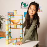 Boppi Wooden Bamboo Marble Run - Advanced Pack - ScandiBugs