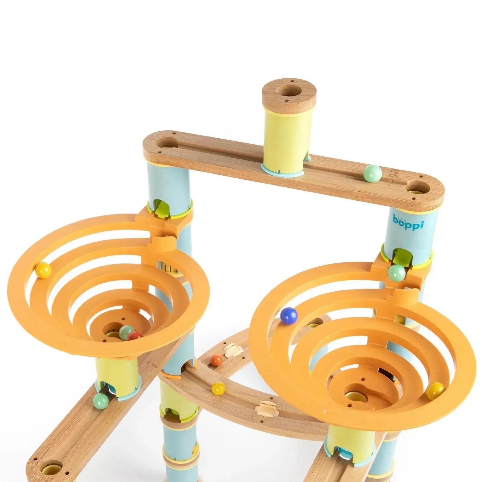 Boppi Wooden Bamboo Marble Run Jumbo Pack ScandiBugs