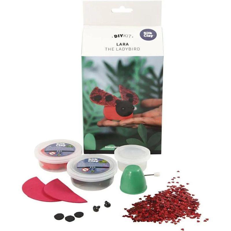 DIY Bugs ‘Lara the Ladybird’ Silk Clay Kit - ScandiBugs