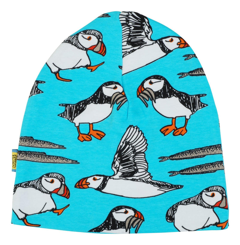 DUNS Puffin - Blue Atoll - Double Layer Beanie Hat : ScandiBugs