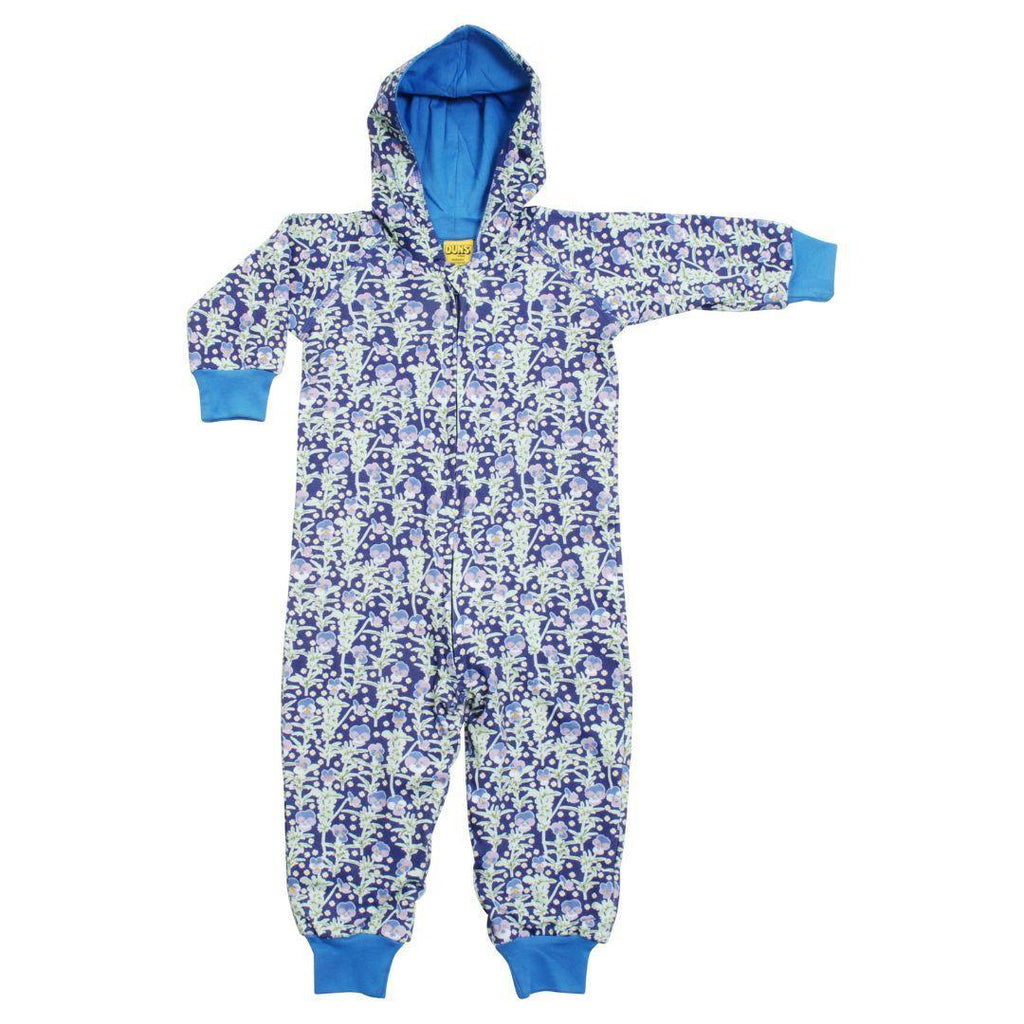 Duns - Viola Mazarine Blue - Hooded Onesie - ScandiBugs