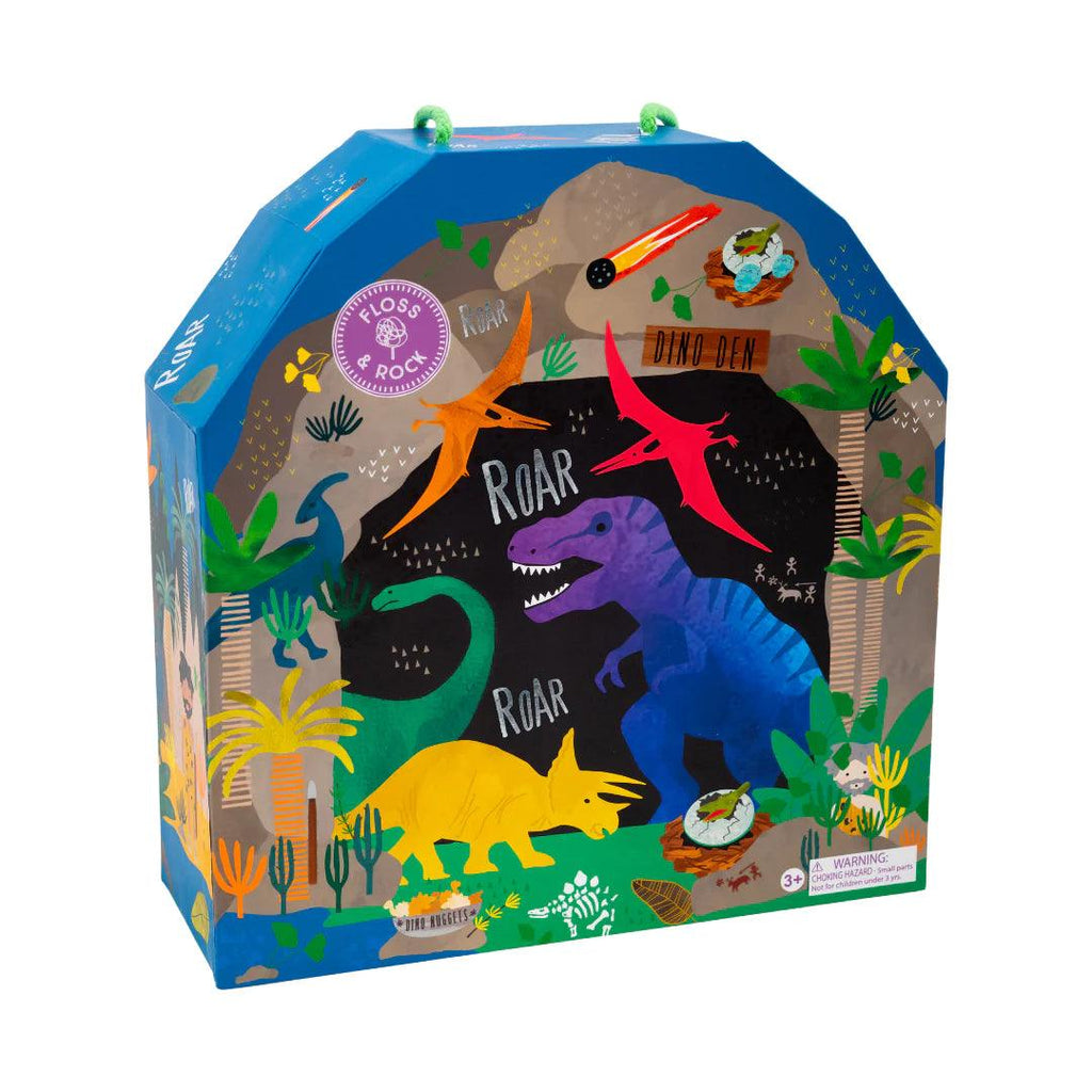 Floss & Rock Playbox with Wooden Pieces - Dinosaur - ScandiBugs