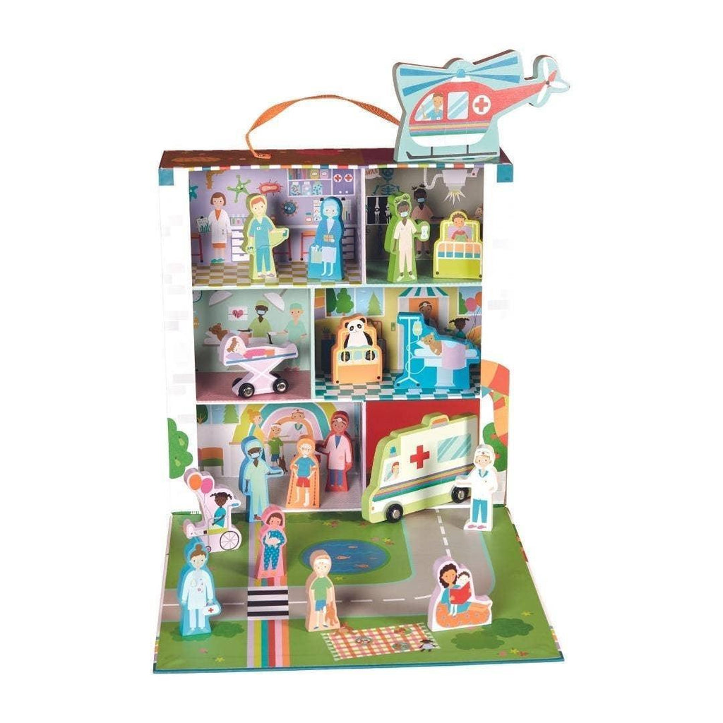 Floss & Rock Playbox with Wooden Pieces - Happy Hospital - ScandiBugs