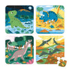 Janod 4 Dinosaur Puzzle Set - Progressive Difficulty - ScandiBugs