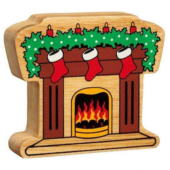 Lanka Kade Natural Fireplace with Stockings : ScandiBugs