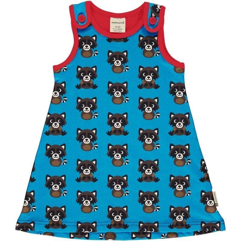 Maxomorra Raccoon Sleeveless Playdress : ScandiBugs