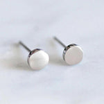 Minimalist Round Hypoallergenic Stud Earrings - ScandiBugs