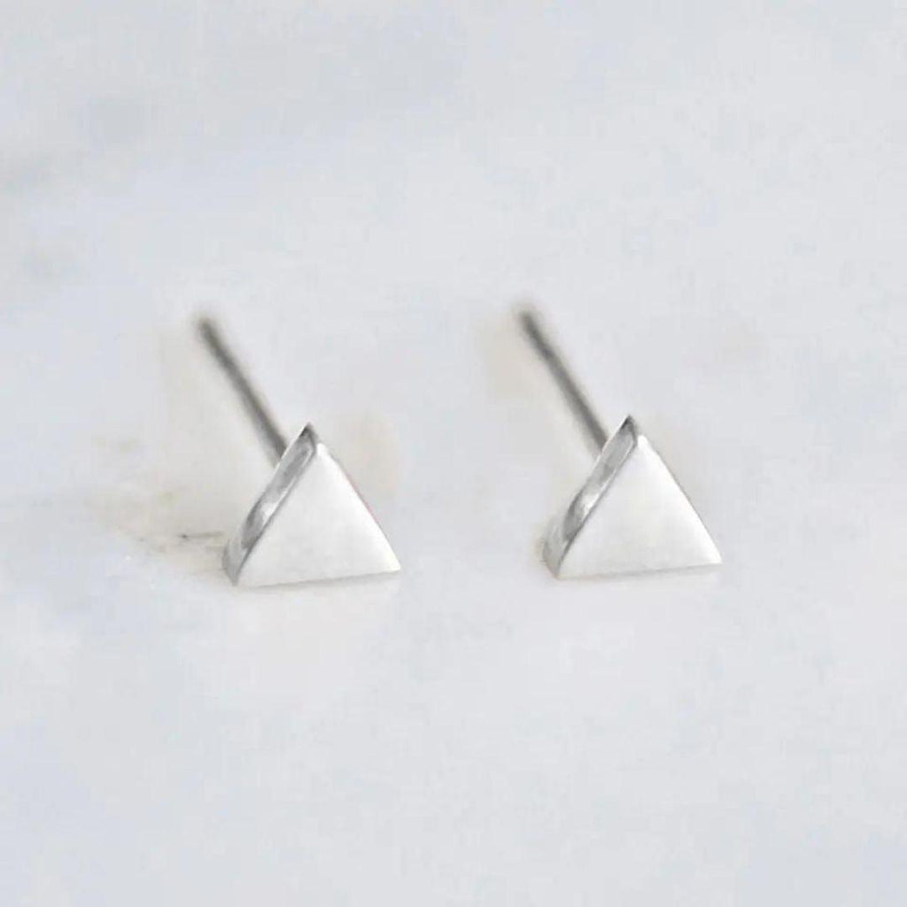 Minimalist Triangle Hypoallergenic Stud Earrings - ScandiBugs