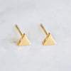 Minimalist Triangle Hypoallergenic Stud Earrings - ScandiBugs