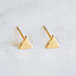 Minimalist Triangle Hypoallergenic Stud Earrings - ScandiBugs