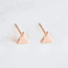 Minimalist Triangle Hypoallergenic Stud Earrings - ScandiBugs