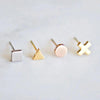 Minimalist Triangle Hypoallergenic Stud Earrings - ScandiBugs