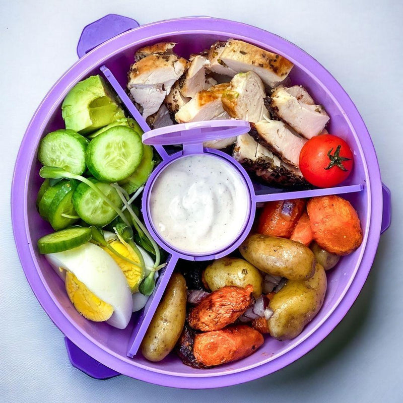 NEW! Yumbox Poke Bowl with 3 Compartment Divider - Various Colours - ScandiBugs