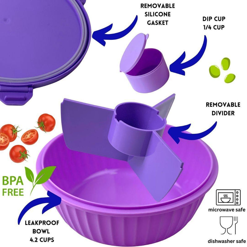 NEW! Yumbox Poke Bowl with 3 Compartment Divider - Various Colours - ScandiBugs