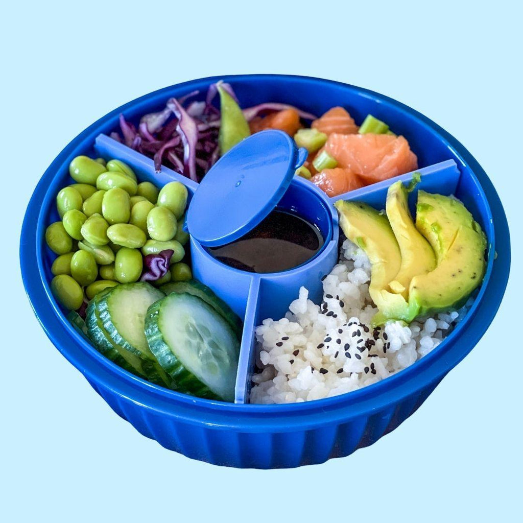 NEW! Yumbox Poke Bowl with 3 Compartment Divider - Various Colours - ScandiBugs
