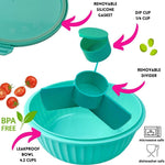 NEW! Yumbox Poke Bowl with 3 Compartment Divider - Various Colours - ScandiBugs