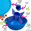 NEW! Yumbox Poke Bowl with 4 Compartment Divider - Various Colours - ScandiBugs