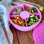 NEW! Yumbox Poke Bowl with 4 Compartment Divider - Various Colours - ScandiBugs