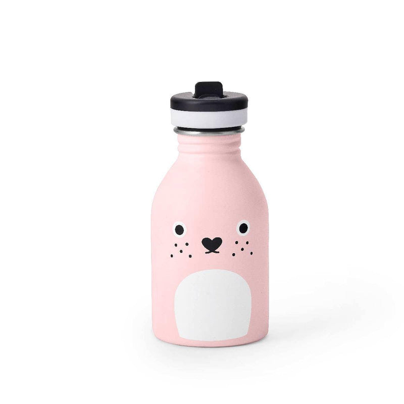 Noodoll Stainless Steel Bottle - Ricecarrot Rabbit - Pink - ScandiBugs