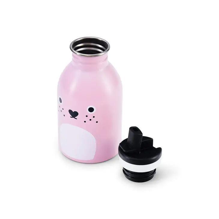 Noodoll Stainless Steel Bottle - Ricecarrot Rabbit - Pink - ScandiBugs