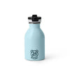 Noodoll Stainless Steel Bottle - Ricepudding Bear - Blue - ScandiBugs