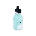 Noodoll Stainless Steel Bottle - Ricepudding Bear - Blue - ScandiBugs