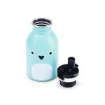 Noodoll Stainless Steel Bottle - Ricepudding Bear - Blue - ScandiBugs