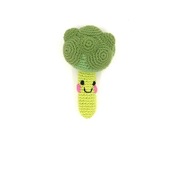 Pebble Friendly Vegetable Rattle - Broccoli : ScandiBugs