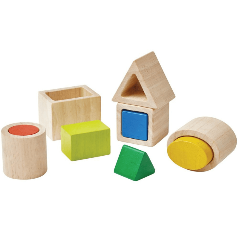 Plan Toys Geo Matching Blocks : ScandiBugs