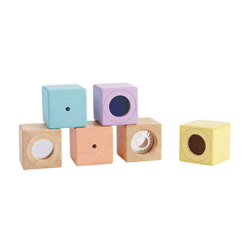 Plan Toys Pastel Sensory Blocks : ScandiBugs